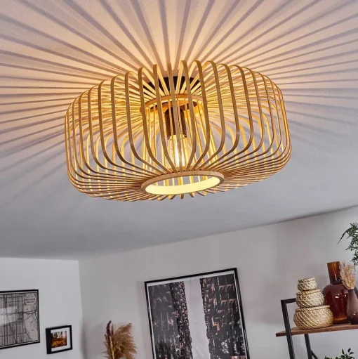 Plafonnier Oravi Ecru, 1 Lumiere