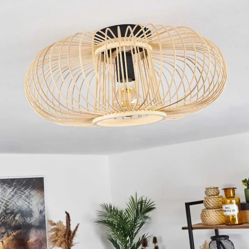 Plafonnier Oravi Ecru, 1 Lumiere