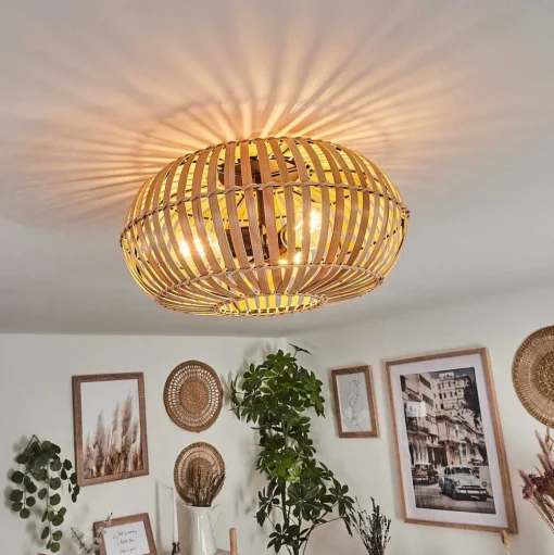 Plafonnier Oravi Noir, 3 Lumieres