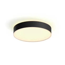 Plafonnier Philips Hue Enrave Led Noir, 1 Lumiere, Telecommandes