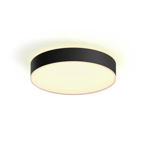 Plafonnier Philips Hue Enrave Led Noir, 1 Lumiere, Telecommandes