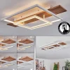 Plafonnier Pompu Led Ecru, Blanc, 1 Lumiere