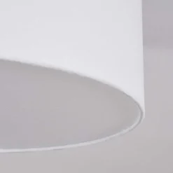 Plafonnier Purus Led Blanc, 1 Lumiere