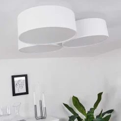 Plafonnier Purus Led Blanc, 1 Lumiere