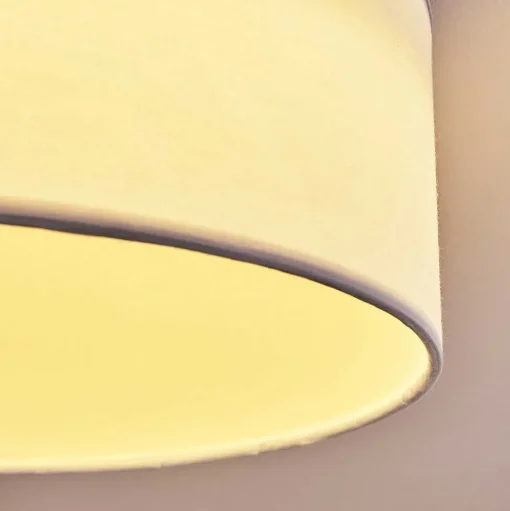 Plafonnier Purus Led Blanc, 1 Lumiere