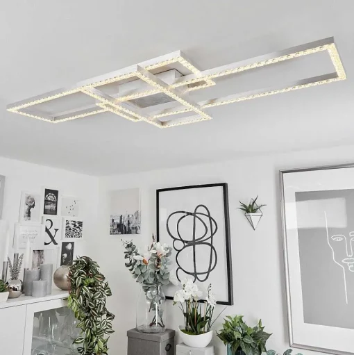 Plafonnier Serranos Led Aluminium, 1 Lumiere