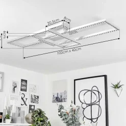 Plafonnier Serranos Led Aluminium, 1 Lumiere