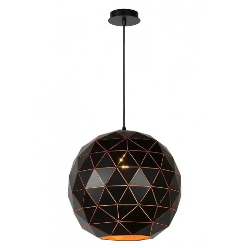 Suspension Lucide Otona Noir, 1 Lumiere