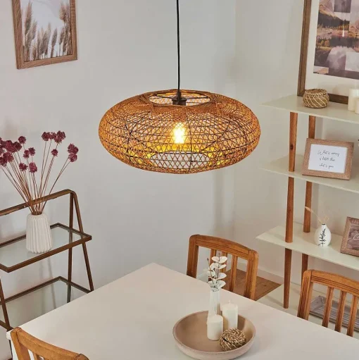 Suspension Mulstrand Noir, 1 Lumiere