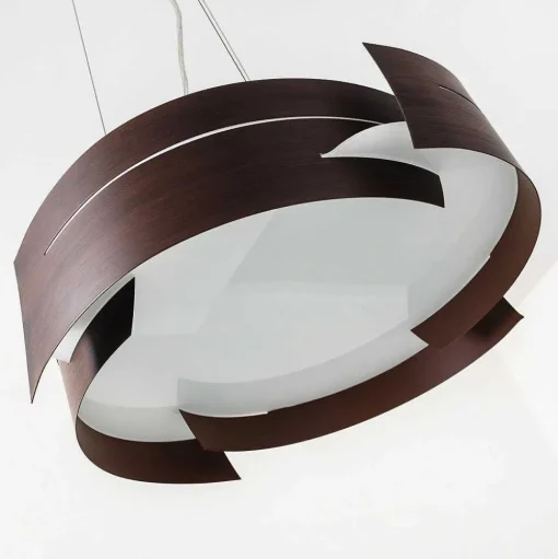 Suspension Novara Brun, 3 Lumieres