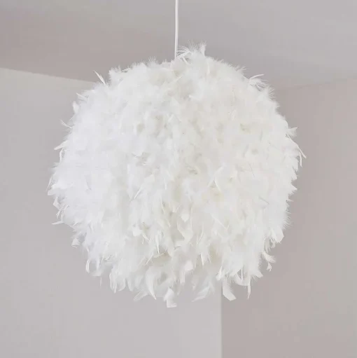 Suspension Skaulo Blanc, 1 Lumiere